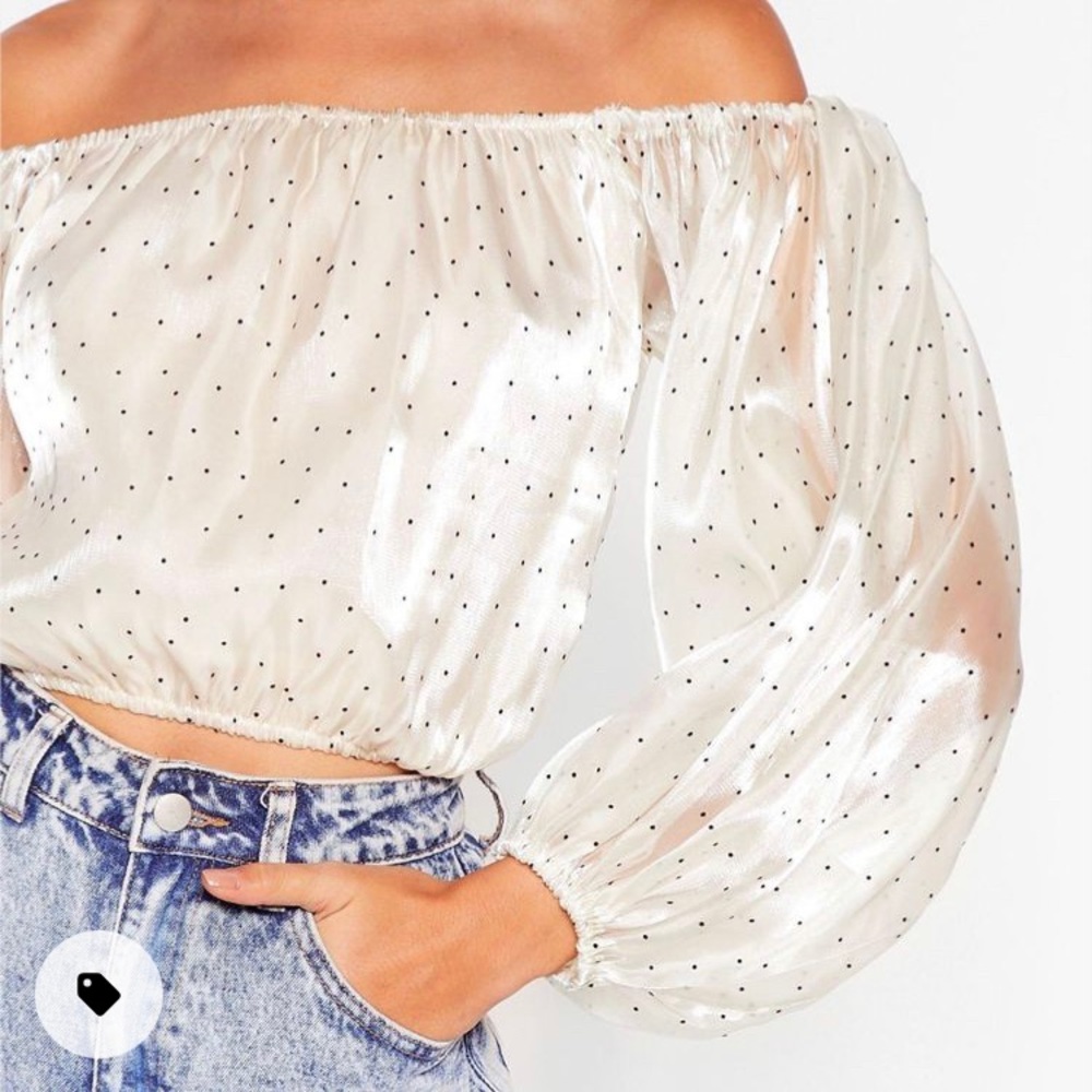 Nasty gal organza top